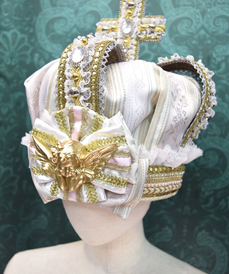 kki.2536 天使のロココ王冠。＜ピンク＞ | 危機裸裸商店WEBSHOP