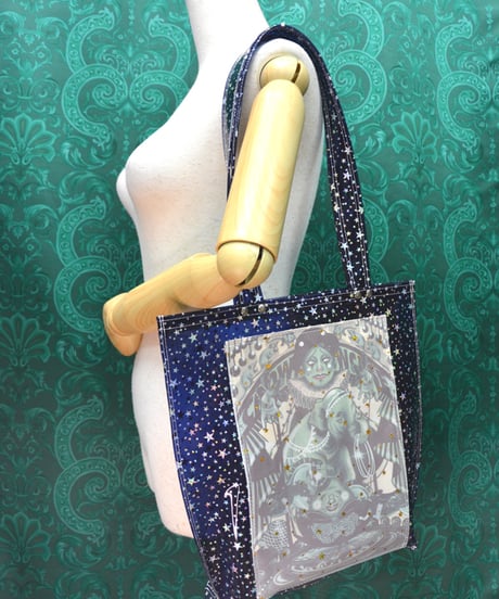 kki.SJ-004　SAKKIJEY◆collaboration Art Vinyl BAG。＜BLU/サーカス＞