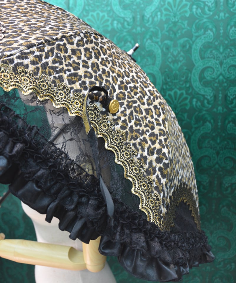 小物 kirakira kki.2657 Leopard Goblin parasol。 （日傘） | 危機裸裸商店W