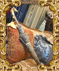 kki.2655　Vintage horse parasol。 （日傘）