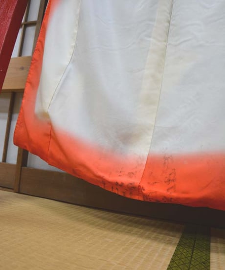 kki.2610　【KIMONO Custom】振袖のロング羽織りドレスとゴブランケープ。