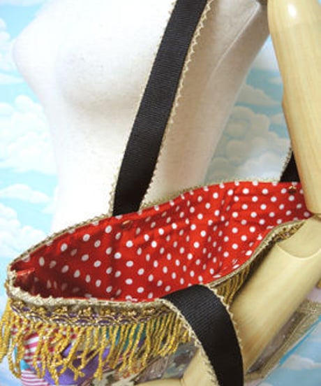 kki.1763　ヴィンテージパッチワークトートBAG。