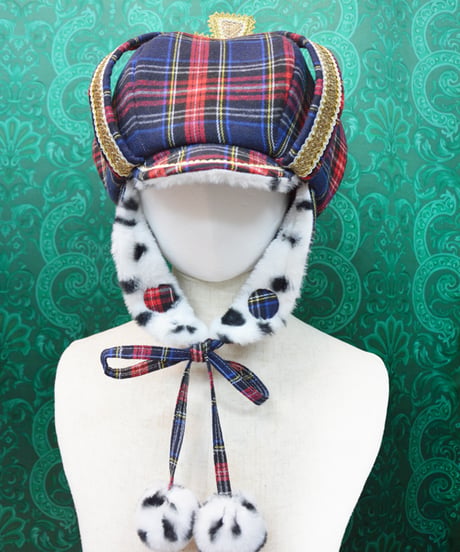 kki.2670　ポンポンクラウンキャスケットHAT。