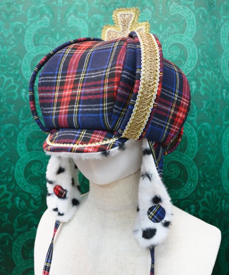 kki.2670　ポンポンクラウンキャスケットHAT。