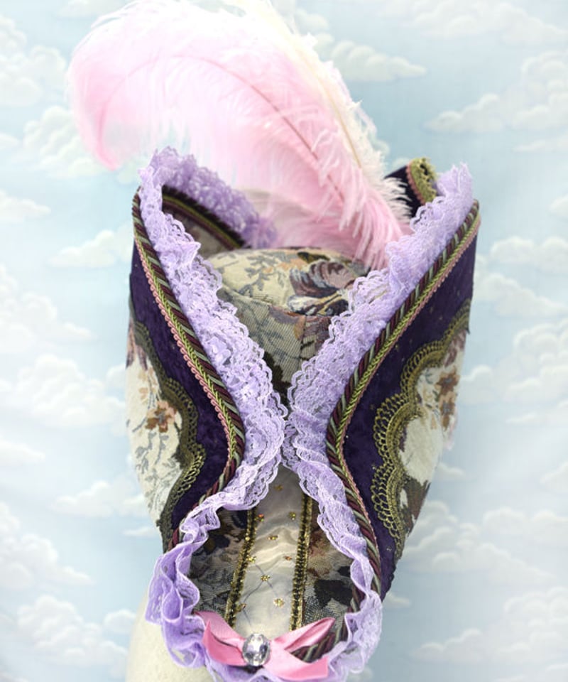 kki.2146 アンティークゴブランロココナポレオンHAT。 | 危機裸