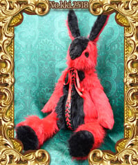 kki.2518　BLACK＆REDうさちゃんBAG。