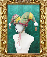 kki.2721　ヴィンテージジャガードジェスターHAT。