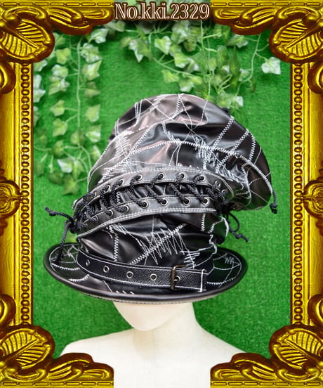 kki.2329　TSUGIHAGI Stitch クラッシュHAT。