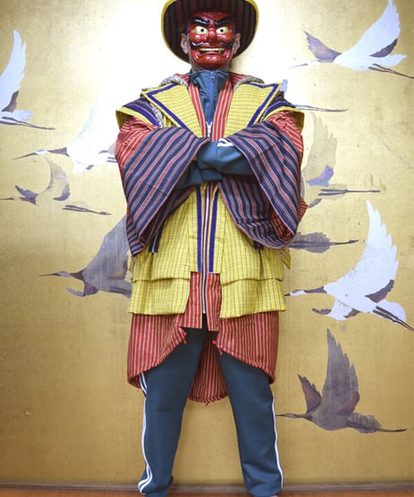 kki.2572　【KIMONO Custom】ユニオンジャックKIMONOジャケット＆グラモフォンシルクHAT　Set。