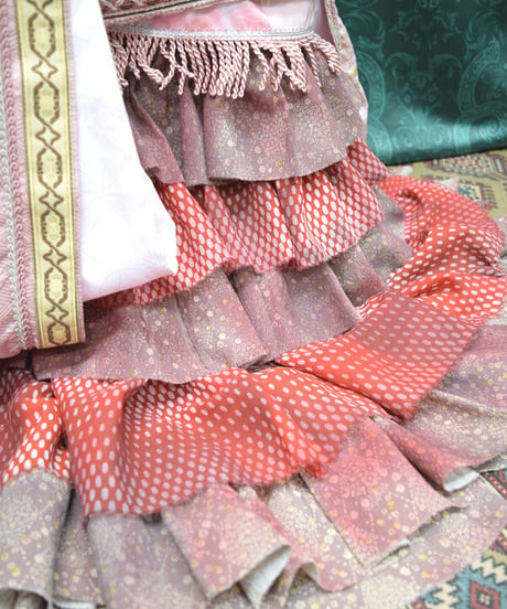 kki.2519　【KIMONO Custom】桜舞い散る振袖ガウン。