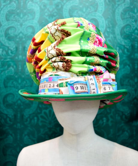 kki.2602　スプリングサーカスクラッシュシルクHAT。