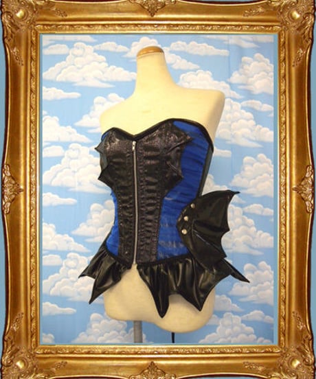 危機裸々商店　ドラゴン刺繍のブラックコルセット 2109141827.jpg