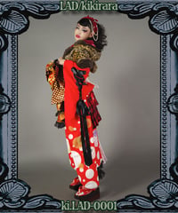 ki-LAD.0001　LAD/kikirara  psychobilly girl。振袖着物Set