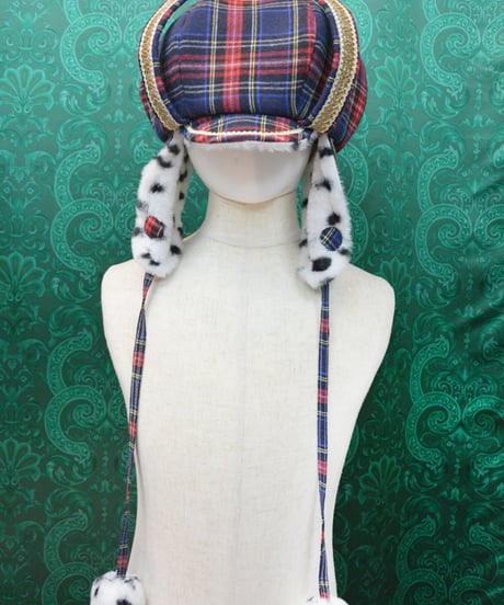 kki.2670　ポンポンクラウンキャスケットHAT。