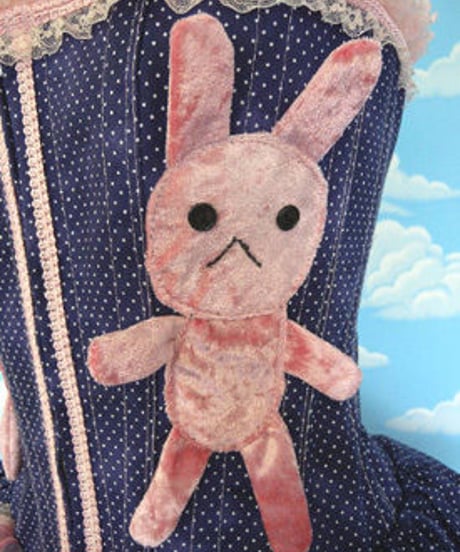 kki.1253　水玉うさちゃんバッスルコルセット。