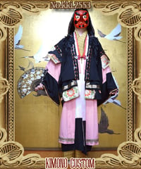 kki.2553　【KIMONO Custom】カラス天狗のKIMONOガウン。