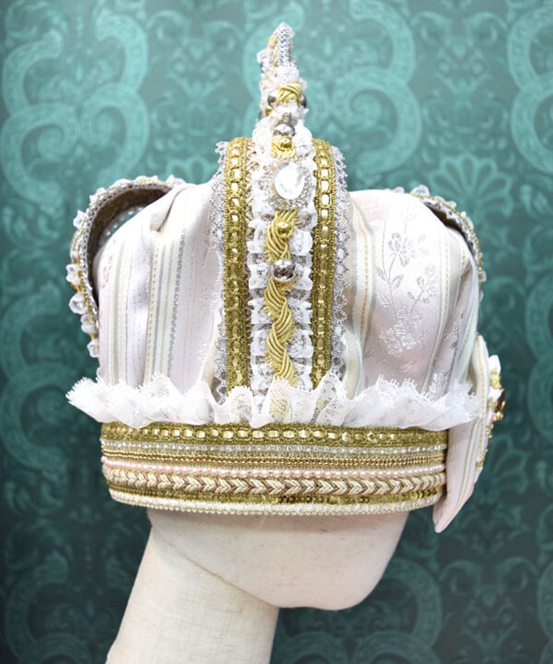 kki.2536 天使のロココ王冠。＜ピンク＞ | 危機裸裸商店WEBSHOP