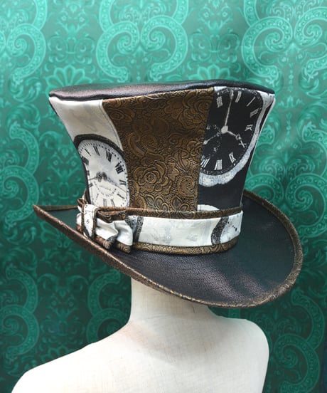 kki.2615　時を刻むグラモフォンシルクHAT。