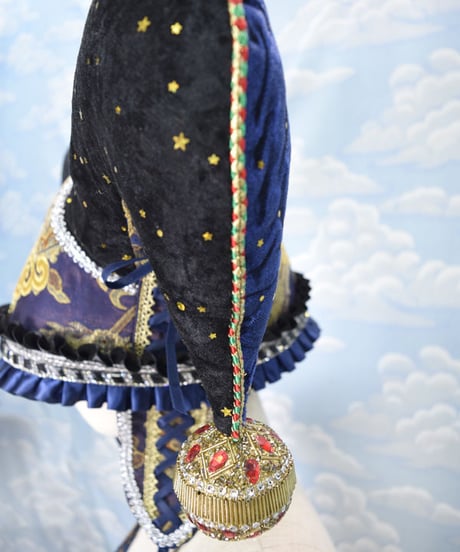kki.2145　星降る夜の道化師ジェスターHAT。