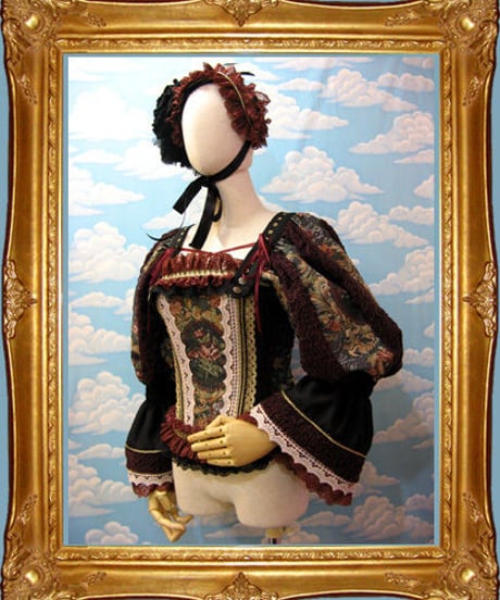 kki.1165　ロマネスクドレスコルセット　カクテルＳｅｔ 。
