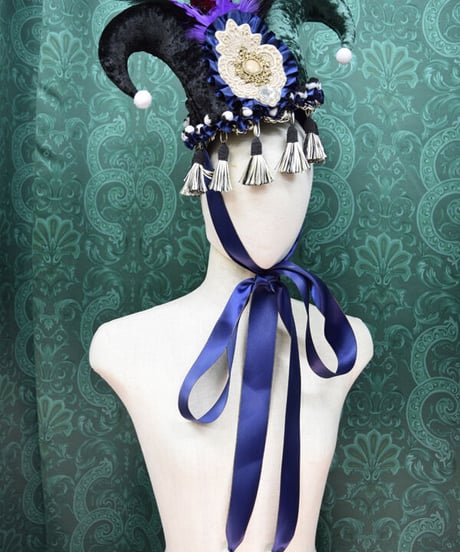 kki.2524　道化師のドレスHAT。