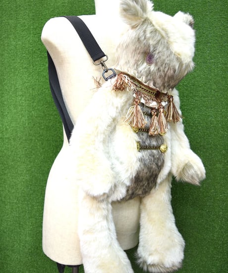 kki.2247　アンティークナポレオンベアBAG。