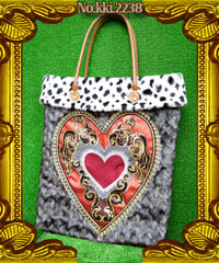 kki.2238　ハートの女王BIGファーBAG。