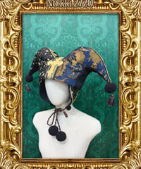 kki.2720　星空とジャガードのジェスターHAT。