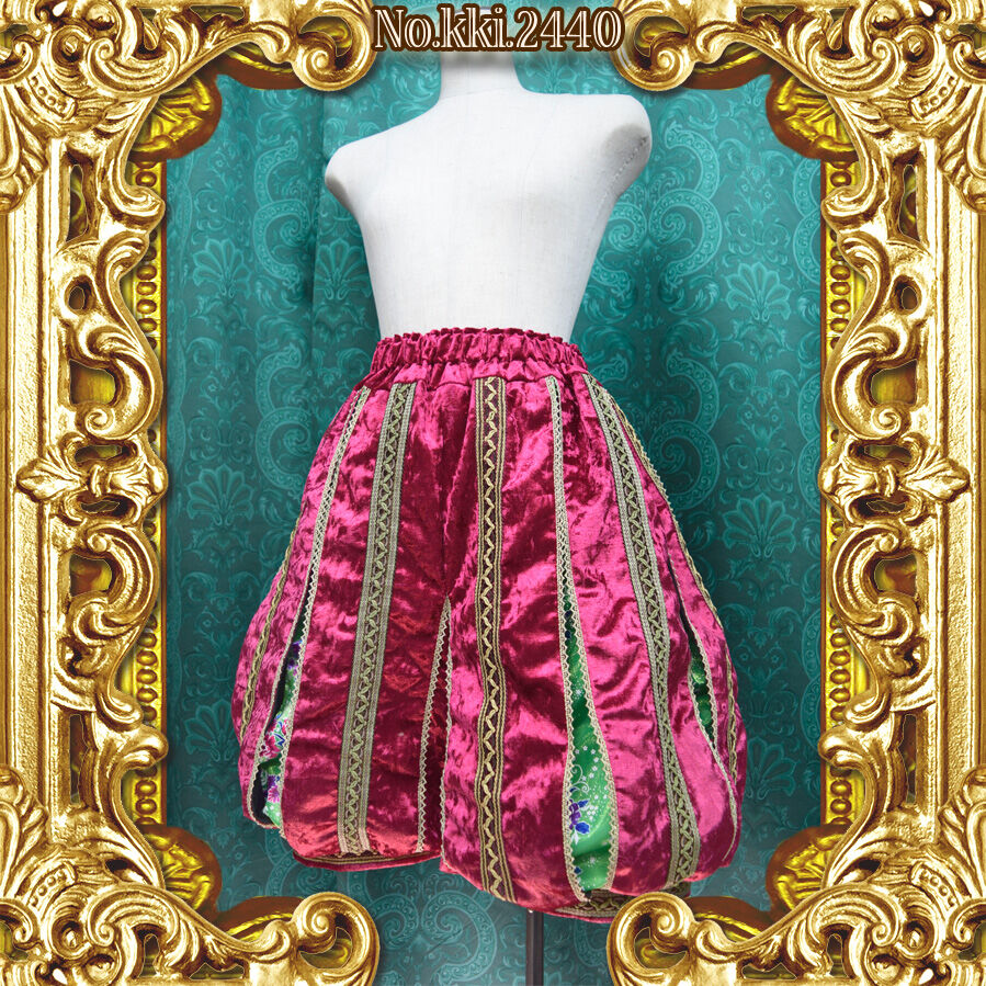 kki.2440 ボックスプリーツのロマンチックなかぼちゃパンツ。 | 危機裸