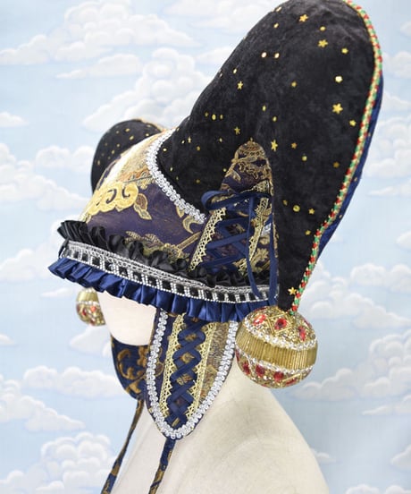 kki.2145　星降る夜の道化師ジェスターHAT。