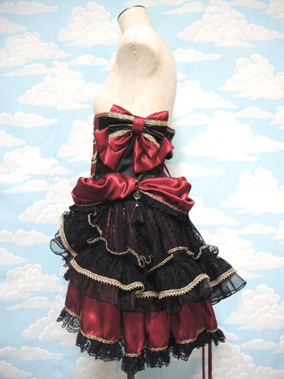 kki.1891 ワインレッドの誘惑ウエストコルセット。 | 危機裸裸商店WEBSHOP