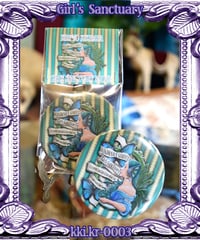 kki.kr-0003　Kiri to Kikirara Girl’s Sanctuary Badge＜グリーン＞