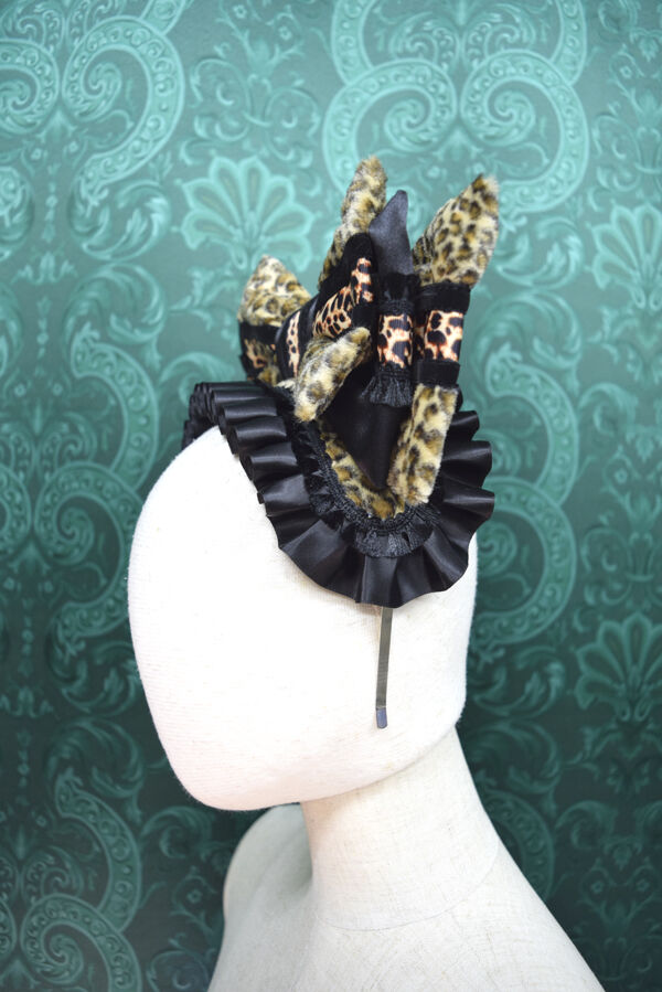 kki.2562 レオパードのおリボンカチューシャ。 | 危機裸裸商店