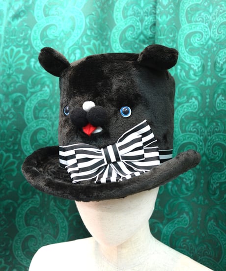 kki.2627　くろくまちゃんシルクHAT。