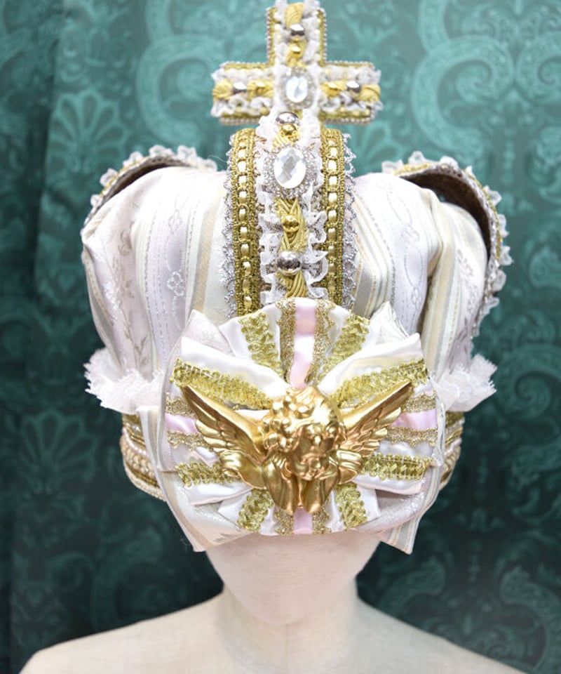 kki.2536 天使のロココ王冠。＜ピンク＞ | 危機裸裸商店WEBSHOP