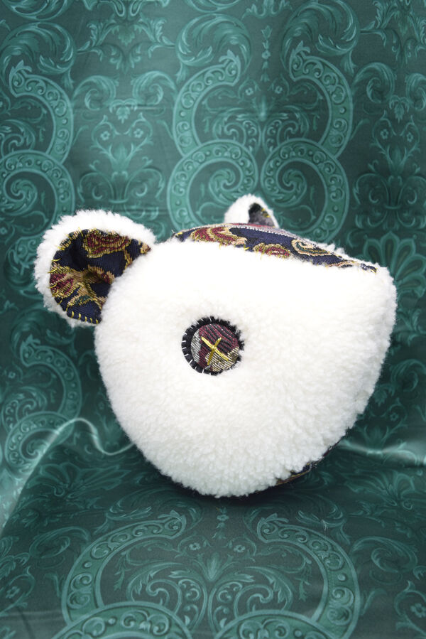kki.2543 クマのあたま。＜パッチワーク/大＞ | 危機裸裸商店WEBSHOP