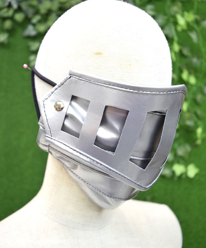 kki.2271 鎧マスク。 ＜シルバー＞ | 危機裸裸商店WEBSHOP