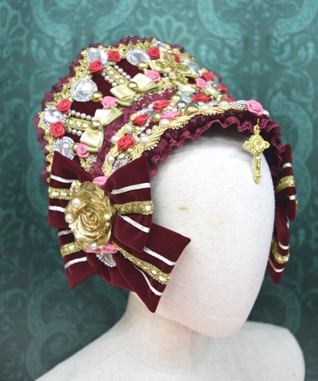 kki.2567　薔薇の姫デコレーションロココカチューシャ。