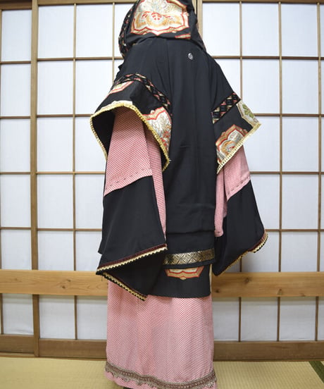 kki.2553　【KIMONO Custom】カラス天狗のKIMONOガウン。