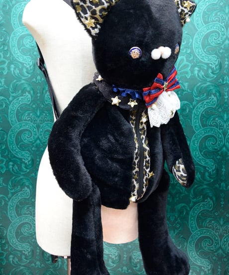 kki.2588　星の子ぬいぐるみBAG。＜クロネコにゃんちゃん＞