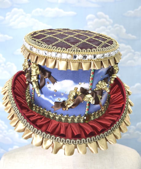 kki.2135　メリーゴーランドシルクHAT。
