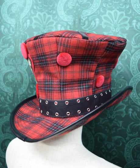 kki.2431　ユニオンジャックと天使のグラモフォンシルクHAT。