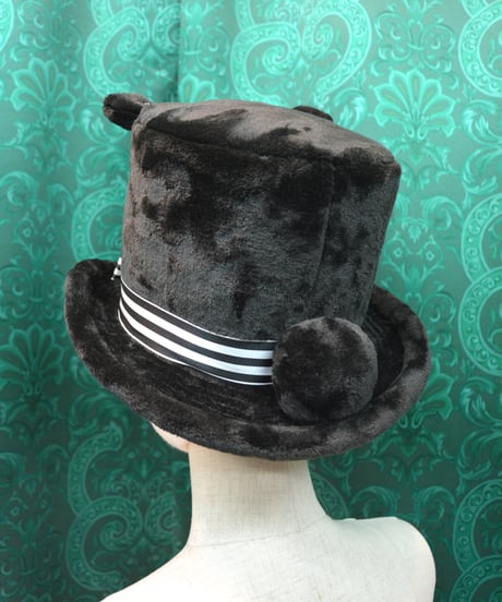 kki.2627　くろくまちゃんシルクHAT。