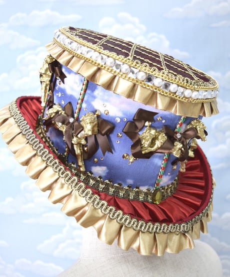 kki.2135　メリーゴーランドシルクHAT。