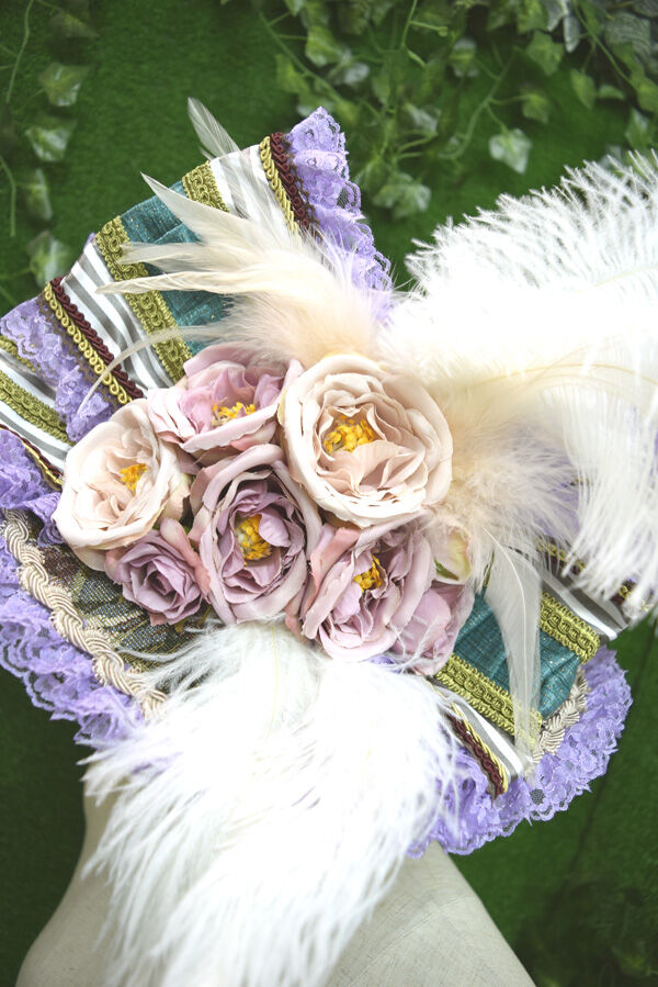 kki.2331 薔薇の貴族のオーストリッチ添え HAT。 | 危機裸裸商店