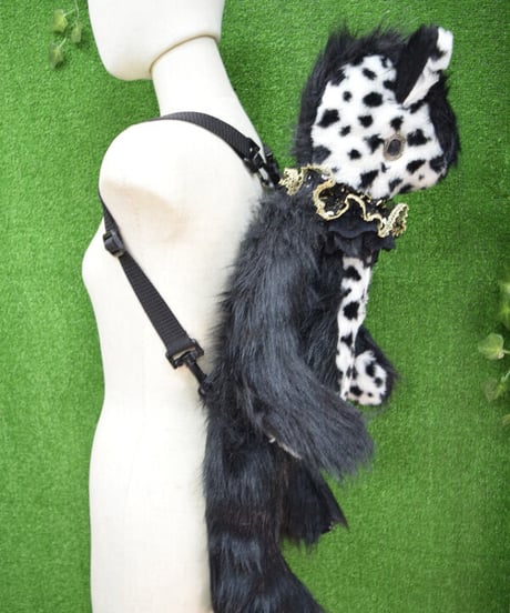 kki.2320　ダルメシアンクラウンねこちゃんBAG。