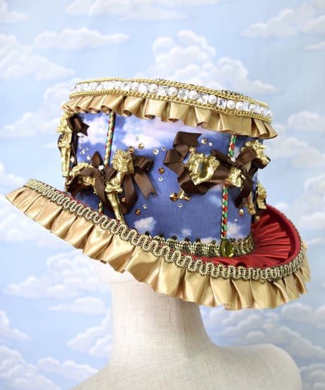 kki.2135　メリーゴーランドシルクHAT。