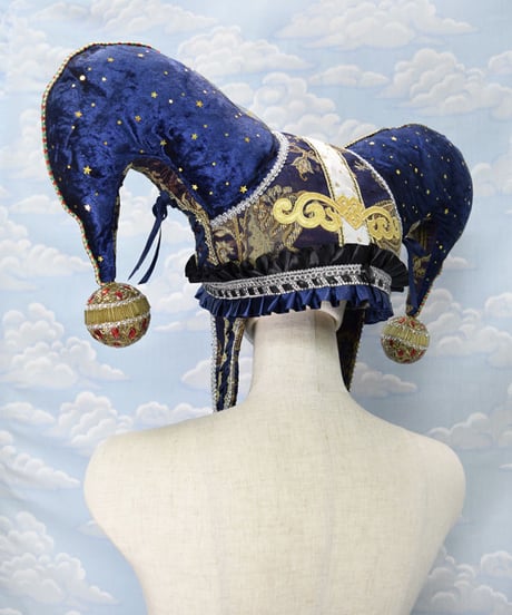 kki.2145　星降る夜の道化師ジェスターHAT。