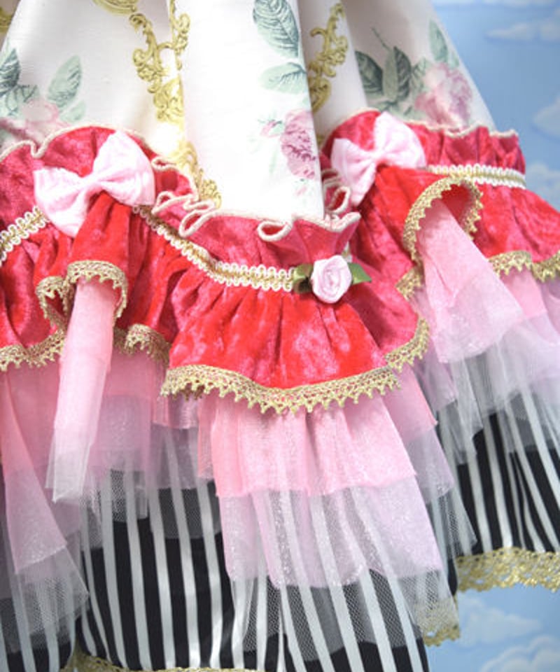 kki.1973 シュガースイーツコルセットドレス。パニエ、スカートset