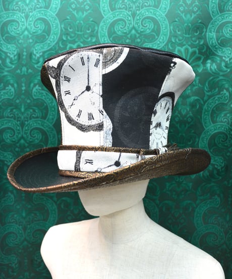 kki.2615　時を刻むグラモフォンシルクHAT。